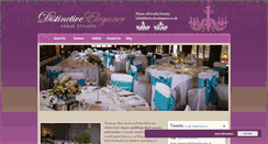 Desktop Screenshot of distinctiveelegance.co.uk